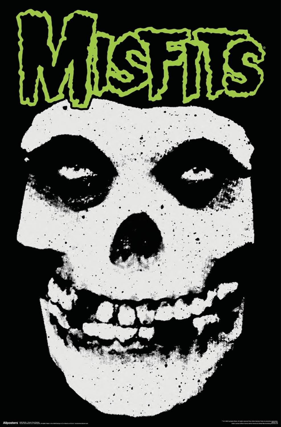 Amazon.com: Misfits - Classic Fiend Splatter Wall Poster, 19L